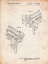 Picture of PP495-VINTAGE PARCHMENT STAGE LIGHTS PATENT POSTER