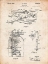 Picture of PP500-VINTAGE PARCHMENT EARLY HELICOPTER PATENT POSTER