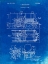 Picture of PP516-FADED BLUEPRINT STEAM TRAIN LOCOMOTIVE PATENT POSTER