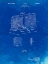 Picture of PP519-FADED BLUEPRINT BATTLESHIP GAME PATENT POSTER