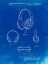 Picture of PP550-FADED BLUEPRINT HEADPHONES PATENT POSTER
