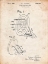 Picture of PP613-VINTAGE PARCHMENT ARCHERY TARGET AND STAND PATENT POSTER