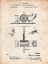 Picture of PP622-VINTAGE PARCHMENT T. A. EDISON PHONOGRAPH PATENT POSTER