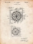 Picture of PP625-VINTAGE PARCHMENT DART BOARD 1936 PATENT POSTER