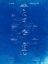 Picture of PP631-FADED BLUEPRINT CROQUET GAME 1899 PATENT POSTER
