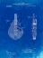 Picture of PP638-FADED BLUEPRINT MANDOLIN PICK GUARD PATENT POSTER