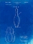 Picture of PP641-FADED BLUEPRINT BOWLING PIN 1967 PATENT POSTER