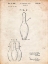 Picture of PP641-VINTAGE PARCHMENT BOWLING PIN 1967 PATENT POSTER