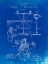 Picture of PP642-FADED BLUEPRINT BOWLING PIN 1967 PATENT POSTER