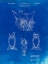 Picture of PP647-FADED BLUEPRINT OWL BIRD OF PREY PATENT POSTER