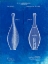 Picture of PP652-FADED BLUEPRINT VINTAGE BOWLING PIN PATENT POSTER