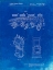 Picture of PP654-FADED BLUEPRINT BOWLING ALLEY PATENT POSTER