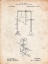 Picture of PP664-VINTAGE PARCHMENT PORTABLE GYMNASTIC BARS 1890 PATENT POSTER
