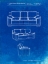 Picture of PP671-FADED BLUEPRINT COUCH PATENT POSTER