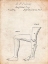 Picture of PP706-VINTAGE PARCHMENT ARTIFICIAL LEG PATENT 1846 WALL ART POSTER