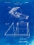 Picture of PP723-FADED BLUEPRINT BEACH SHADE 1929 PATENT WALL ART POSTER