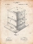Picture of PP724-VINTAGE PARCHMENT BEE HIVE EXTERIOR PATENT POSTER