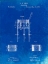 Picture of PP732-FADED BLUEPRINT BEMIS MARCHING SNARE DRUM AND STAND PATENT POSTER