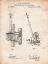 Picture of PP747-VINTAGE PARCHMENT BOBBIN WINDER FOR SEWING MACHINES POSTER
