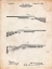 Picture of PP754-VINTAGE PARCHMENT BROWNING AUTO 5 SHOTGUN 1900 PATENT POSTER