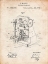 Picture of PP757-VINTAGE PARCHMENT BULLET MACHINE PATENT POSTER