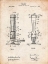 Picture of PP758-VINTAGE PARCHMENT BUNSEN BURNER 1921 PATENT POSTER