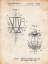 Picture of PP783-VINTAGE PARCHMENT DISK GOLF BASKET 1988 PATENT POSTER