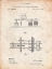 Picture of PP799-VINTAGE PARCHMENT EDISON PRINTING TELEGRAPH PATENT ART