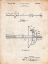 Picture of PP806-VINTAGE PARCHMENT FENCING SWORD PATENT POSTER