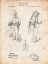 Picture of PP810-VINTAGE PARCHMENT FIREFIGHTER SUIT 1876 PATENT PRINT