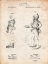 Picture of PP811-VINTAGE PARCHMENT FIREFIGHTER SUIT 1880 PATENT POSTER