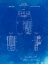 Picture of PP828-FADED BLUEPRINT FOOTBALL PANTS PATENT PRINT
