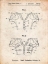 Picture of PP829-VINTAGE PARCHMENT FOOTBALL SHOULDER PADS PATENT