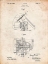 Picture of PP834-VINTAGE PARCHMENT FORD CAR STARTER PATENT POSTER