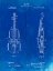 Picture of PP853-FADED BLUEPRINT FRANK M. ASHLEY VIOLIN PATENT POSTER