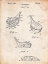 Picture of PP858-VINTAGE PARCHMENT GOLF FAIRWAY CLUB HEAD PATENT POSTER