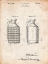 Picture of PP867-VINTAGE PARCHMENT HAND GRENADE PATENT POSTER