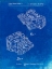 Picture of PP870-FADED BLUEPRINT HARLEY DAVIDSON ENGINE HEAD PATENT POSTER