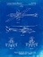 Picture of PP876-FADED BLUEPRINT HELICOPTER PATENT PRINT