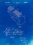 Picture of PP883-FADED BLUEPRINT HORACE N ROWE WAH PEDAL PATENT POSTER