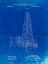 Picture of PP886-FADED BLUEPRINT HYDRAULIC DRILLING RIG PATENT POSTER