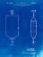 Picture of PP887-FADED BLUEPRINT I.V. BAG PATENT POSTER