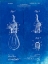 Picture of PP890-FADED BLUEPRINT INCANDESCENT LAMP SOCKET PATENT POSTER