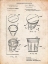 Picture of PP904-VINTAGE PARCHMENT KEURIG CARTRIDGE COFFEE PATENT POSTER
