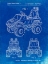 Picture of PP911-FADED BLUEPRINT KIDS TRUCK POSTER