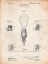 Picture of PP917-VINTAGE PARCHMENT LARGE FILAMENT LIGHT BULB PATENT POSTER