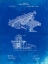 Picture of PP918-FADED BLUEPRINT LAST SHOLES TYPEWRITER PATENT POSTER