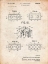 Picture of PP919-VINTAGE PARCHMENT LEGO BUILDING BRICK PATENT POSTER