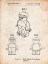 Picture of PP928-VINTAGE PARCHMENT LEGO GUY POSTER