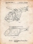 Picture of PP929-VINTAGE PARCHMENT LEGO HELICOPTER BUILDING KIT PATENT POSTER